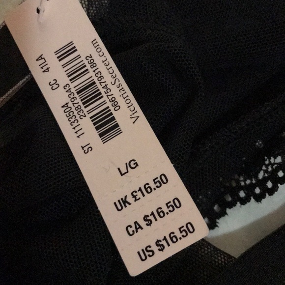 New VS VERY SEXY Embellished Cheeky Panty Black - Picture 4 of 5